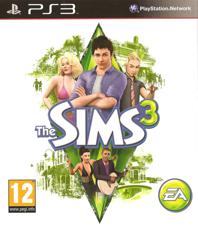The Sims 3 box art for Playstation 3